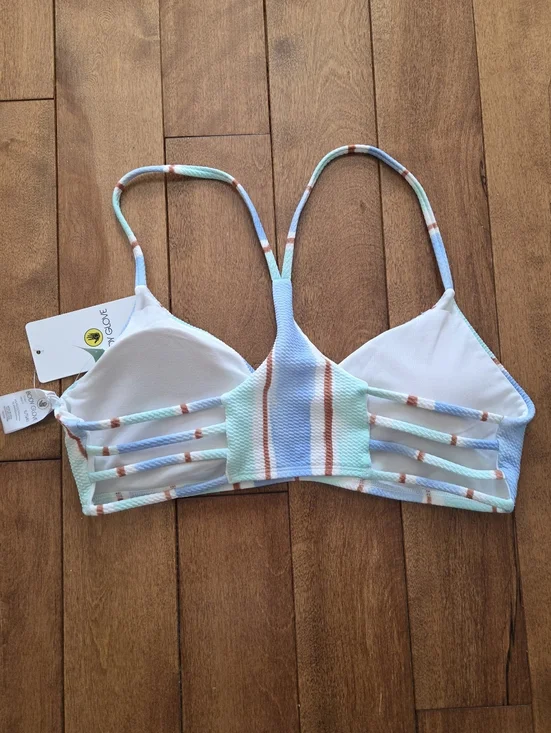 🆕️ Body Glove Striped Blue & Mint Women’s Bikini Set Size XL - Picture 6 of 12